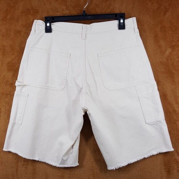 JOHN ELLIOTT Shorts Mens Size 1 Small Cream Cut Off Work Short Carpenter $348 - Picture 3 of 9